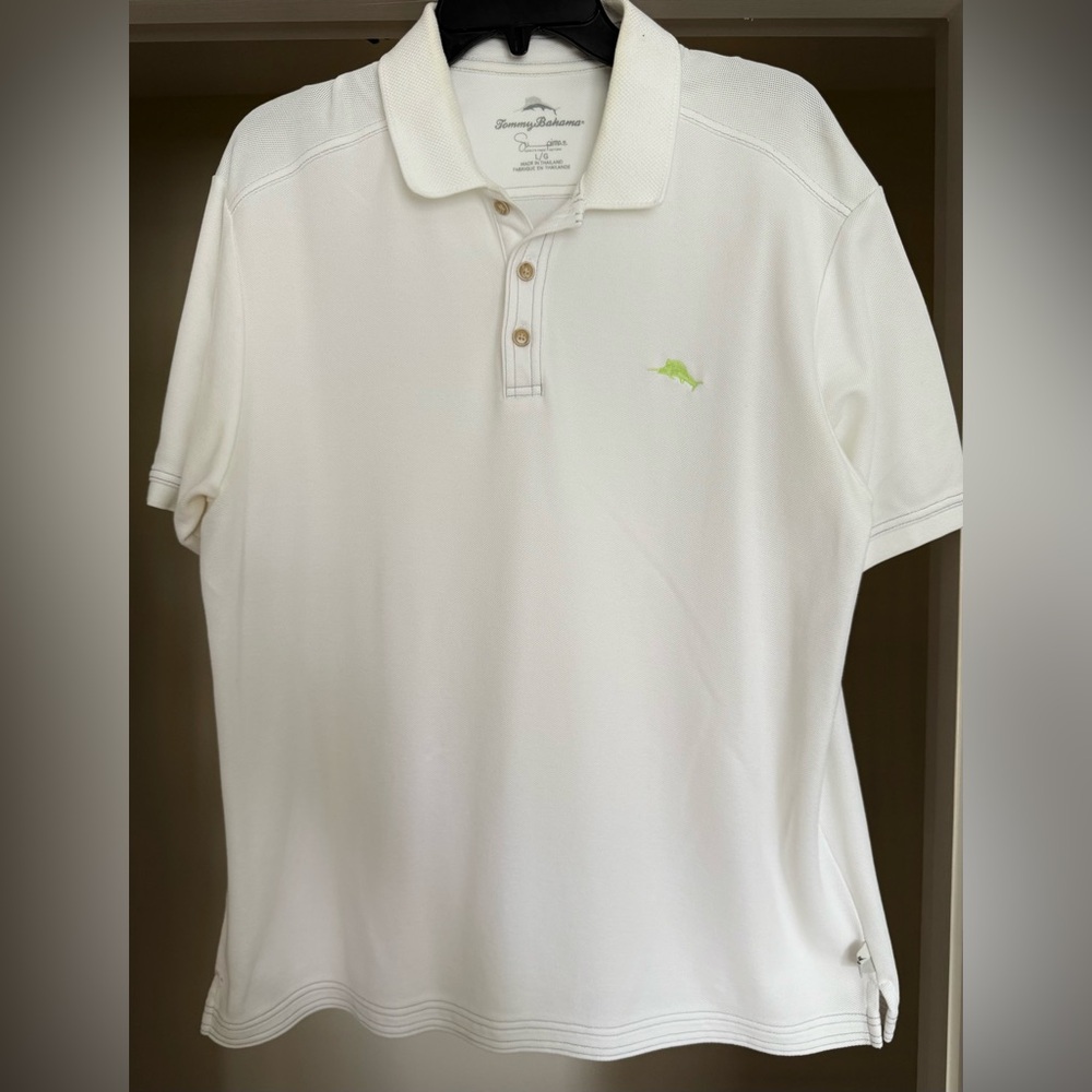 Tommy Bahama Classic White Polo Shirt